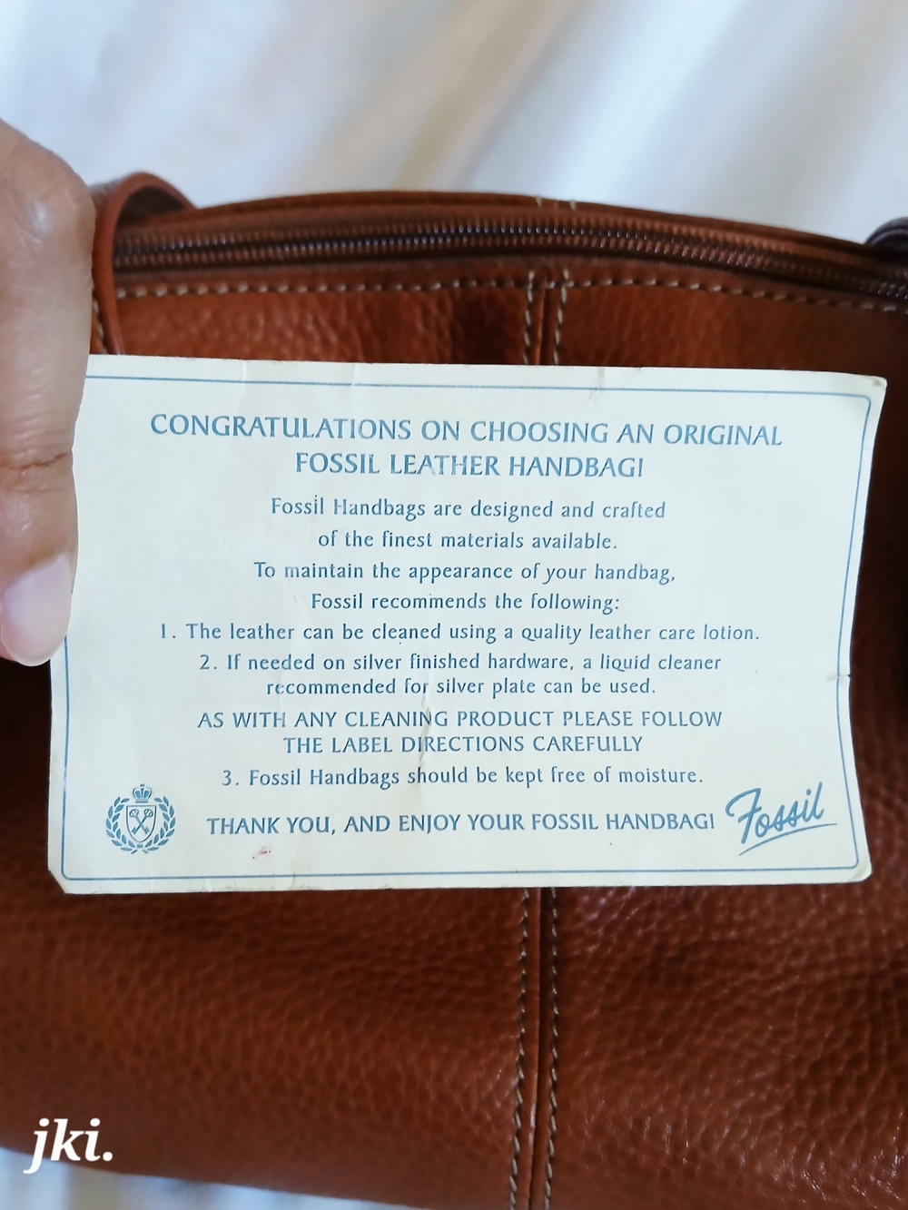 Fossil Women's Brown Leather Shoulder Bag - Picture 11 of 11